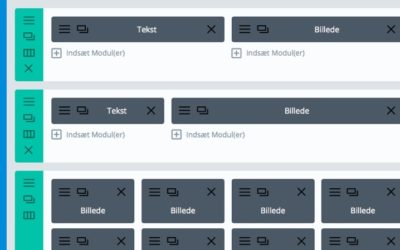 Miniguide til at redigere et website lavet med DIVI